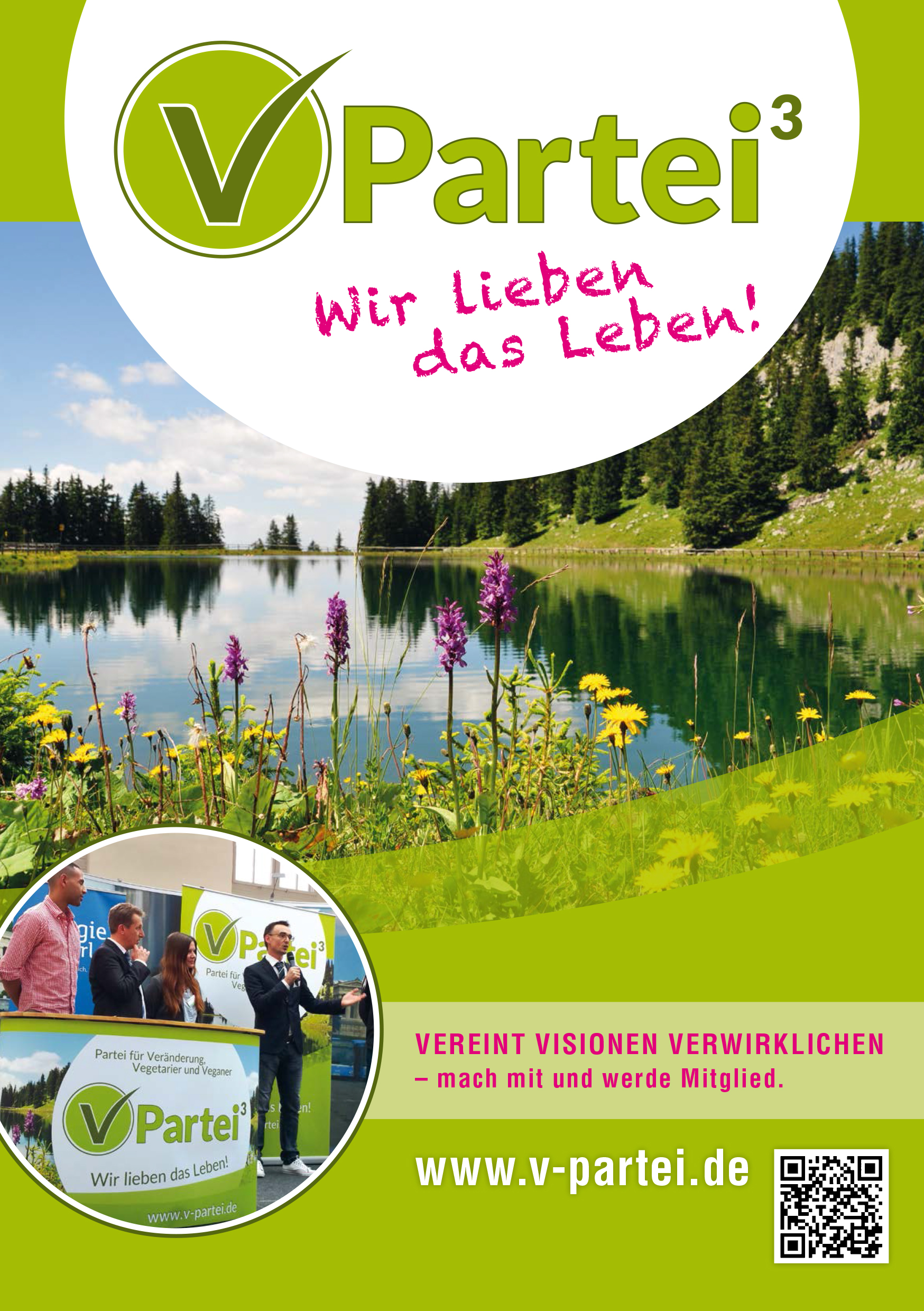 Partei Flyer Flyer Juni 2016 | V-Partei³