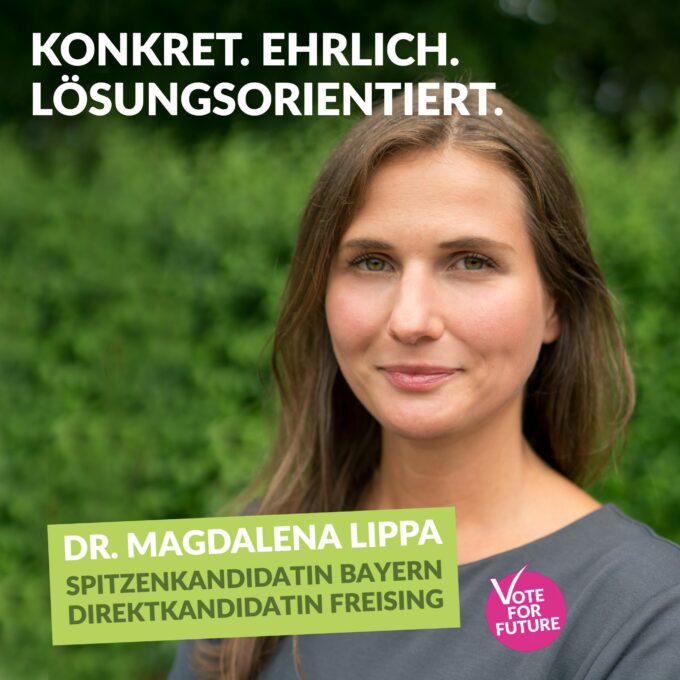 Dr. Magdalena Lippa Spitzenkandidatin in Bayern VPartei³