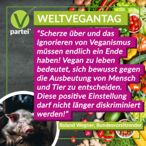 Klare Worte zum Weltvegantag 