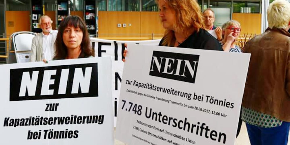 Schlachtkonzern eine Absage erteilen &#8211; keine Tönnies-Erweiterung