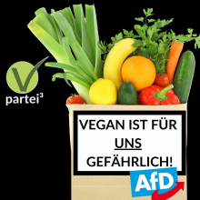 Gaga-Antrag: AfD will vor veganer Ernährung warnen lassen