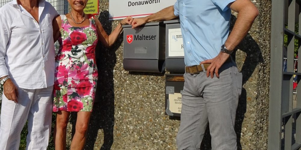 Flüchtlingspolitik: Springer und Wegner besuchen Ankereinrichtung Donauwörth