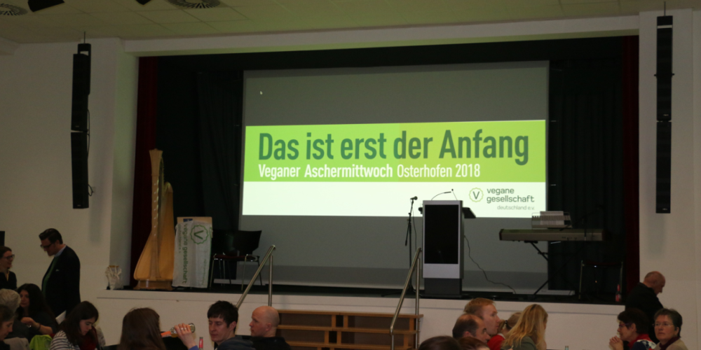 Politischer Aschermittwoch der Veganer