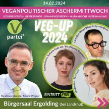 Veganpolitischer Aschermittwoch in Ergolding bei Landshut