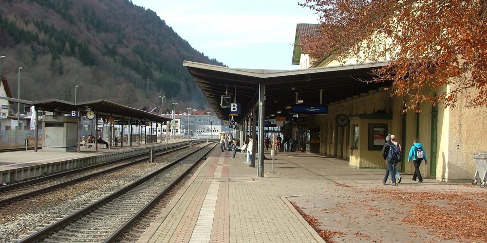 Übergangslösung für einen barrierefreien Bahnhof in Immenstadt
