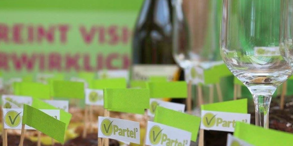 &#8222;&#8230;dreimal hoch!&#8220; Die V-Partei³ feiert 3. Geburtstag