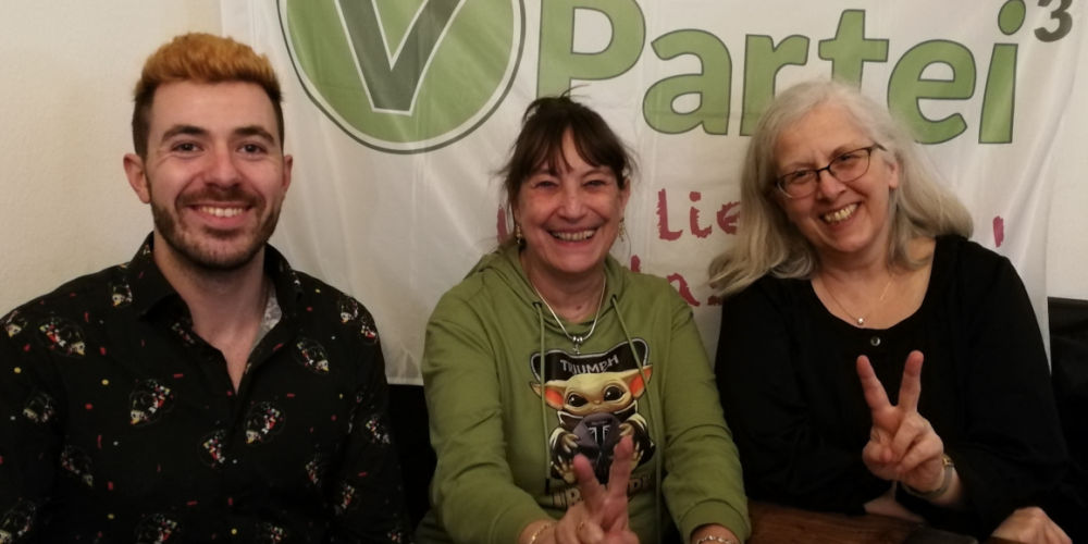 München: V-Partei³ nominiert erste Kandidaten zur Landtagswahl Bayern