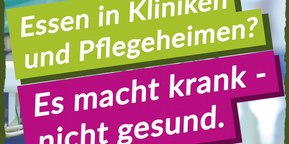 „Krank durch Klinikessen“ – V-Partei³ fordert pflanzliche Bio-Verpflegung in öffentlichen Einrichtungen