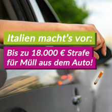 Italien macht’s vor – Deutschland muss illegale Müllentsorgung endlich konsequent sanktionieren