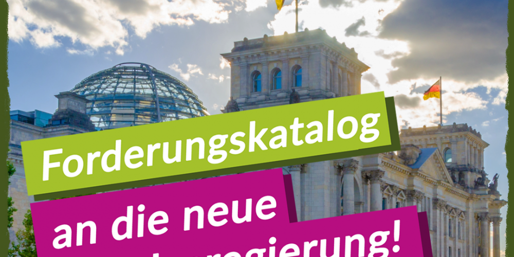 V-Partei³: Forderungskatalog an die neue Bundesregierung