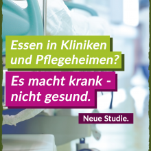 „Krank durch Klinikessen“ – V-Partei³ fordert pflanzliche Bio-Verpflegung in öffentlichen Einrichtungen