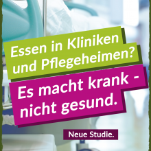 „Krank durch Klinikessen“ – V-Partei³ fordert pflanzliche Bio-Verpflegung in öffentlichen Einrichtungen