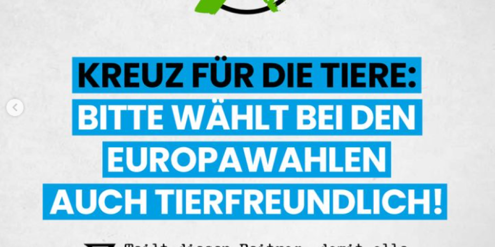 PETA: Wahlprüfsteine zur Europawahl