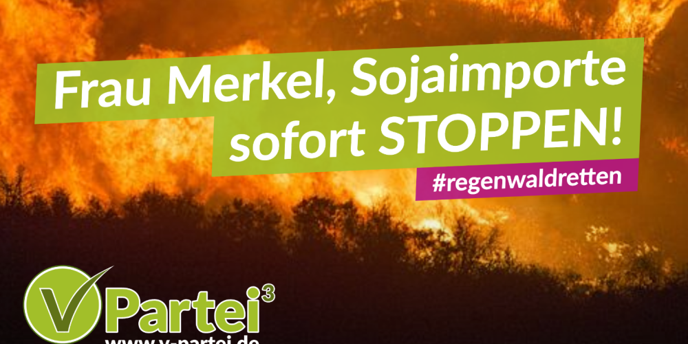 Petition: Sojaimport aus Brasilien stoppen!