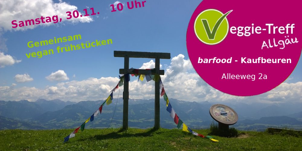 Veggie-Treff Allgäu am 30.11.
