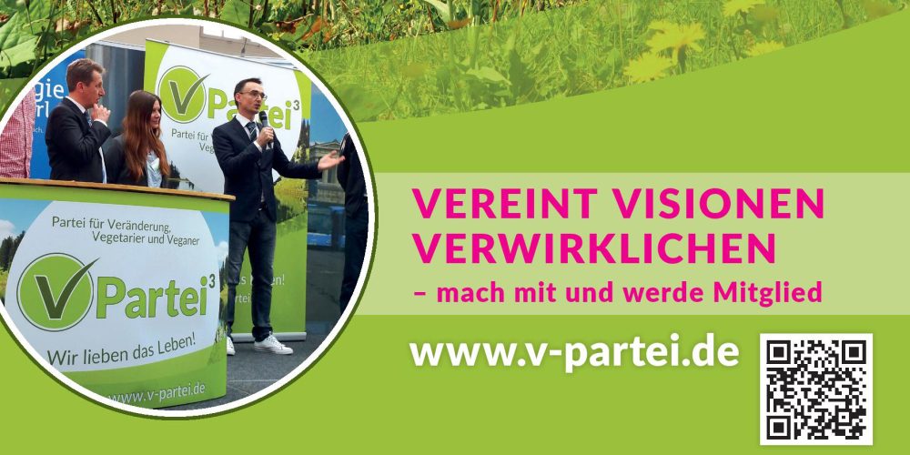 V-Partei³ &#8211; VEREINT  VISIONEN  VERWIRKLICHEN