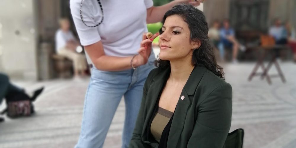 Fotoshooting für Wahlplakate