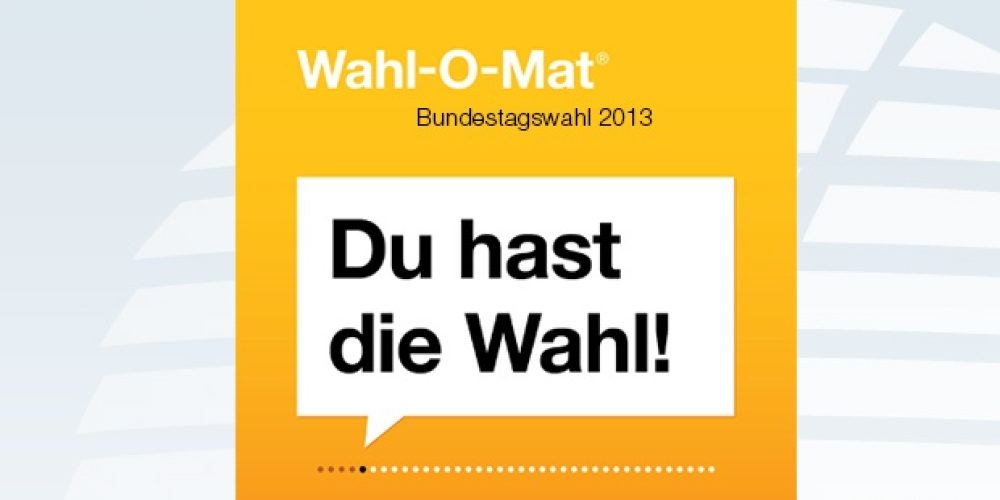 Wahl-O-Mat, aber bitte gerecht!