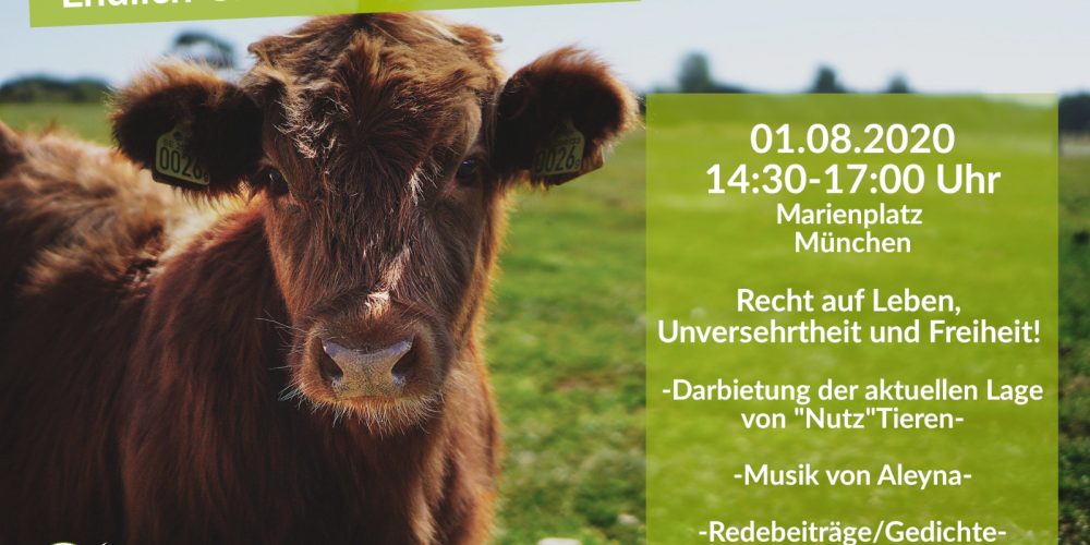 Einladung zur Tierrechts-Demo München