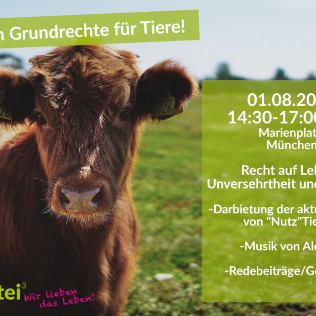 Einladung zur Tierrechts-Demo München
