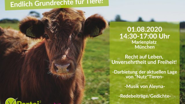 Einladung zur Tierrechts-Demo München