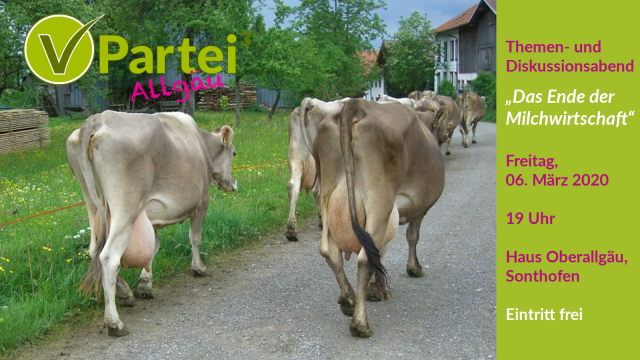 Themen- und Diskussionsabend „Das Ende der Milchwirtschaft“