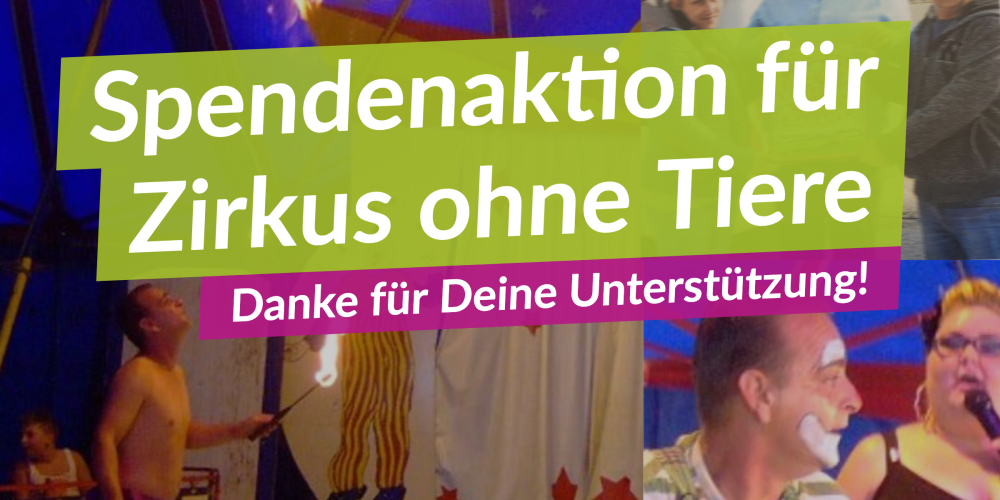 Spende für Zirkus ohne Tiere &#8211; UPDATE