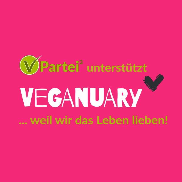 V-Partei³ empfiehlt Veganuary – vegan ab Januar 2020
