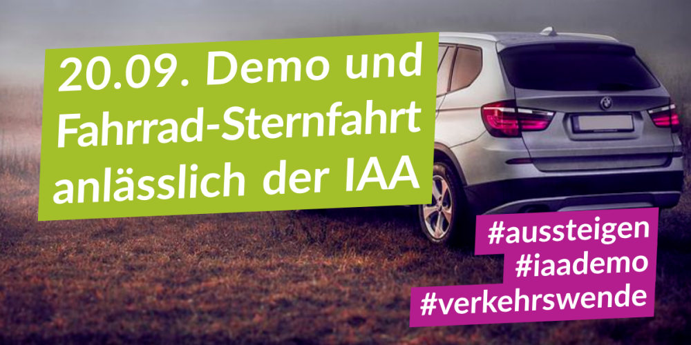 Wir sagen Nein zu dicker Luft und Ja zu moderner, nachhaltiger Mobilität