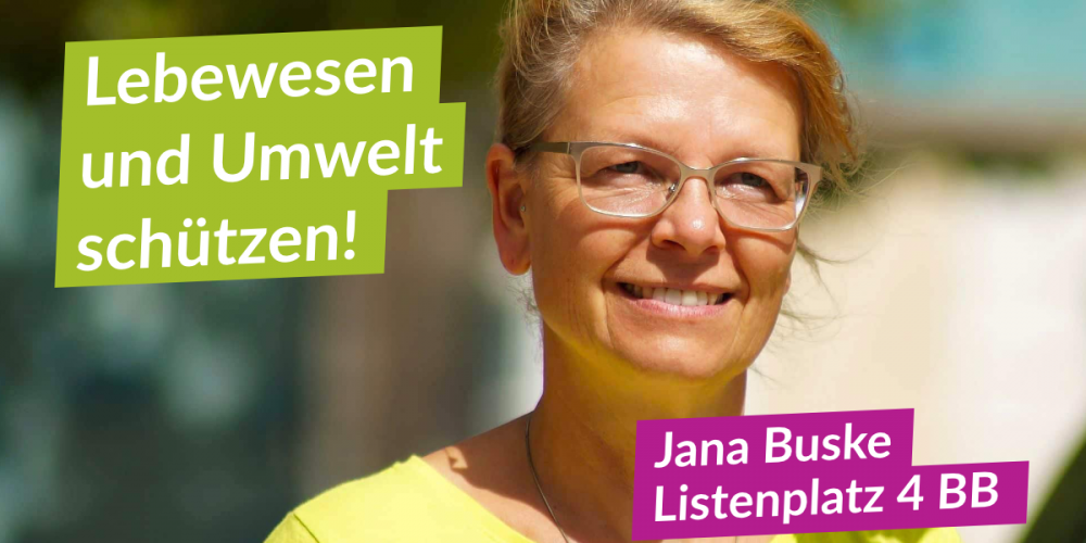 Kandidatin für Brandenburg Jana Buske