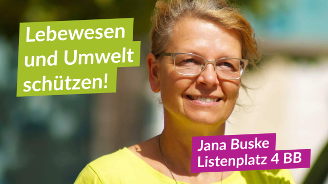Kandidatin für Brandenburg Jana Buske