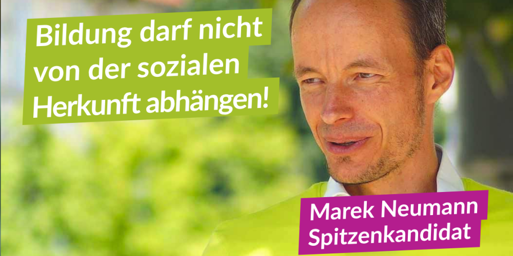 Marek Neumann ist Spitzenkandidat für Brandenburg
