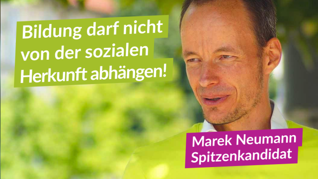 Marek Neumann ist Spitzenkandidat für Brandenburg
